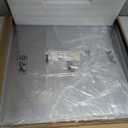 AJinTeby Fire Pit Lid Fits 18 Square Burner Pan, 21" x 21" Stainless Steel Fire Pit Burner Cover, Fire Pit Cover Rectangular Burner Pan