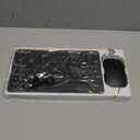 Bluetooth Keyboard and Mouse Combo for iPad - 9.72" Rechargeable Wireless Keyboard & Mouse, Type-C Charging, Perfect for On-The-Go Professionals(Black)