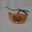 Halloween Bucket for Kids, Pumpkin Basket with Handle, Trick or Treat Candy Buckets, Orange Halloween Decorations Party Favors-Small Pumpkin Bucket