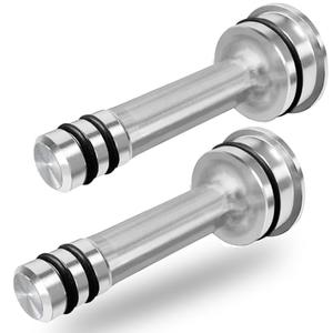 2Pack 6l80 Thermostat Bypass Kit, Thermal Bypass Valve 6l80 Compatible with 6L80 6L90 and 8L90 Transmission Thermostat Bypass Tool with Buna O-rings CNC Machined Aluminum