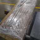 Tribesigns 55.12-Inch Bar Table, Modern Counter Height Pub Table with a Faux Marble Tabletop, Rectangular Home Coffee Bar Unit for Kitchen, Dining Room, Living Room, Balcony, Basement, Walnut & White