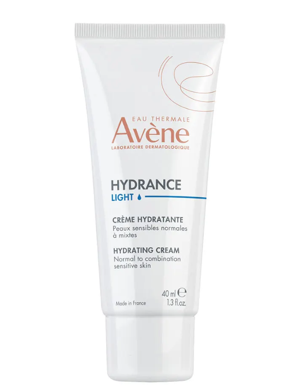 Avène Hydrance LIGHT Hydrating Emulsion, Daily Face Moisturizer Cream, NonComedogenic, 1.3 Oz