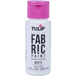 Tulip Soft Paint Peggable 39420 Sfpt Opstk Soft Matte White 2Oz