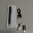 Upgraded 1080P Body Camera PenHidden Pen Camera  Nanny Cam Mini Security CamerasLong Battery LifeEasy to UseMicro Cameras for Capture Important Moment (Pure Black)