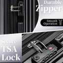 Carry On, 20 Inch Luggage with Wheels, Hardside Large Suitcases with Wheels, TSA Lock