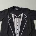 P&B Tuxedo White Funny Youth T-Shirt XS