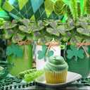 St Patricks Day Decorations, Farmhouse Spring Table Centerpieces Irish Decor for Home, Shamrock Mason Jars, Irish Decorations For Home, Saint Patricks Day Decorations Tiered Tray Party Decor