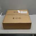 AQUBT Ceiling Fans with Lights and Remote, 20" Modern Low Profile Ceiling Fan, 6-Speed Quiet Reversible Motor, Flush Mount LED Fan Light Stepless Dimmable for Bedroom & Kids Room (Black)