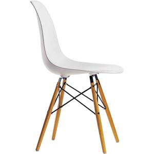 AL10048 Paris Mid Century Modern Designer Plastic Chair Side, White AL10048 Paris Mid Century Modern Designer Plastic Chair Side, White