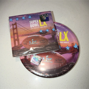 Super Bowl LX San Francisco Bay Area Paper Plates, 3 packs