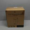 Slim Bathroom Trash Can with Lid Soft Close, 1.6 Gallon Stainless Steel Garbage Can with Removable Inner Bucket, Durable Step Pedal, Small Trash Bins for Toilet, Bedroom, Kitchen, Office (Black)