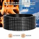 24 Gauge 2 Conductor Electrical Wire 100FT, UL 2464 24 AWG 2 Wire Cable Tinned Copper PVC Stranded 24/2 Core for LED Lighting, Outdoor Low Voltage Extension Cable, Automotive etc.