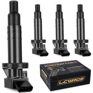 Set of 4 Ignition Coil Pack Fits for 1.8 L4 Toyota Corolla Matrix Celica Pontiac Vibe Chevy Prizm 2000 2001 2002 2003 2004 2005 2006 2007 2008 1.8L Coils Replaces# UF247 C1249