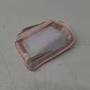PACKISM TSA Approved Toiletry Bag - Clear Makeup Bag Waterproof Quart Size Bag, Travel Makeup Cosmetic Bag for Women, Carry on Airport Airline Compliant Bag, 3 Pack (Medium, Beauty Nude Pink 3 Pack)