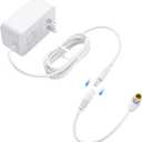 for Snoo Replacement Cord, 12V 4A Charger Adapter, Replacement Happiest Baby Bassinets Power Cord,Snoo Power Cable,White Plug (12V 4A)
