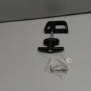 Shed Door Latch T-Handle Lock Kit with 4 Keys,Storage Barn Shed Door Hardware Lock Set 4" and 5" Stem (4-1/2 Inch Stem)
