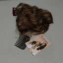 ALXNAN Long Wavy Hair Extensions for Women, Clip in Hair Extensions Clip Ins Soft Full Head Synthetic Hairpieces 20 Inch Balayage Chocolate Brown to Caramel Blonde