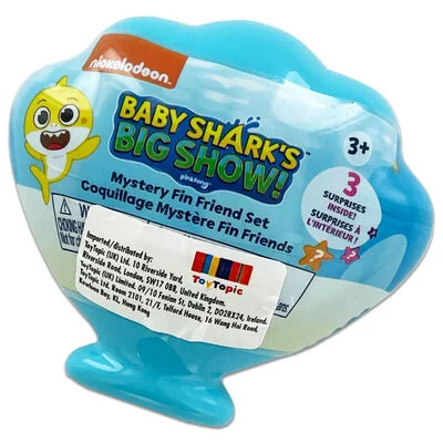 Baby Sharks Big Show Mystery Fin Friend Set. Pack of 3