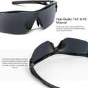 BEACOOL Polarized Sports Sunglasses for Men Women Youth Baseball Cycling Running Driving Fishing Golf Motorcycle TAC Glasses