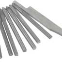 Luo ke 10 Pcs Tungsten Steel Carving Graver Knife, Jewelry Engraver Tools Engraving Cutting Bits for Pneumatic Impact Engraving Machine Jewelry Tool