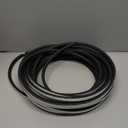 AP Products 018-224 Black 1/2" x 3/8" Rubber D-Seal with Tape