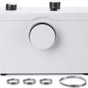 TOPWAY 600W Macerator Pump, Macerator Sewerage Sump Pump with 3 Water Inlets for Toilet, Basement, Kitchen, Sink, Shower, Bathtub Waste Water Disposal Upflush Machine