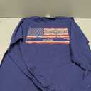 USS Frank Cable AS-40 Submarine Tender Ship American Flag Long Sleeve T-Shirt Size Large