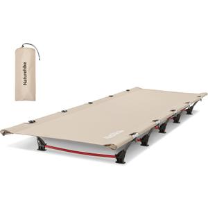Naturehike GreenWild Camping Cot, Ultralight Folding Backpacking Cot, 60-Second Easy Set-Up, Supports 330lbs, Portable Camping Bed for Adults for Camping Hiking Travel Home