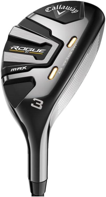 Callaway Rogue ST Max 4 Hybrid, Graphite, Flex Regular, Standard, 20 Degrees,  Hand Orientation Right, Grip Size 4 1/4 inches