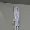 2 Pack Spring Tension Rods 28-43 Inches,5/8" Diameter White Spring Load Adjustable Expandable,Small Short Tension Curtain Rod for Windows,Kitchen,Doorway,Bathroom,Cupboard Bars