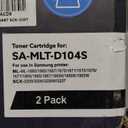 Gotoners 2 PacksToner Cartridge For: SA-MLT-D104S, For Use In Samsung Printer