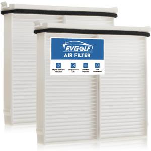 2-Pcs Cabin Air Filter for 2024 2025 2026 Mazda CX-90 CX90, 2025 2026 CX-70 CX70 Cabin Filter With Activated Carbon Car Replacement for KR9P-61-J6X AC Filter Automotive Accessories