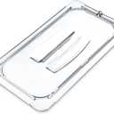 Carlisle FoodService Products 10270U07 StorPlus Third Size Polycarbonate Universal Handled Food Pan Lid, Clear