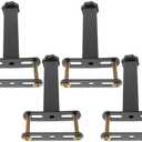 Alipis 1set Adjustable Furniture Support Legs Riser for Sofa Bed Replacement Height Adjustable Feet for Cabinets Furniture Easy Install Design