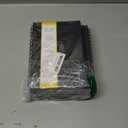 Graph Paper Spiral Notebook A5 Grid Journal 5.62"x 8.4" - 4 Pack 160 Pages 100GSM Thick Paper Hardcover Notebooks for Note Taking Engineering Graphing Work School Supplies,Black