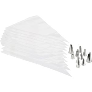 Wilton Beginning Buttercream Decorating Set - Cake Decorating Kit with Piping Tips & Disposable Icing Bags - Quality Baking Tools - 20-Piece Set