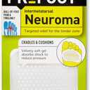 PROFOOT Inter-Metatarsal Pads, Neuroma Ball of Foot Cushions for Women & Men for Foot Pain Relief, Helps Reduce Tingling & Burning, Shock-Absorbing, Velvety Soft & Breathable, 1 Pair