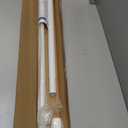 AIZESI 41-86 Inch Heavy Duty White Tension Curtain Rod - No Drilling, Adjustable, Rust-Resistant for Outdoor, Living Room, Window, Bathroom