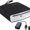 Portable CD Player for Car with Bluetooth and USB Connection,USB External Universal Cars CD Player for Car Audio Systems/TV/MacBook pro/Laptops Desktops/Bluetooth Speaker with Plug and Play