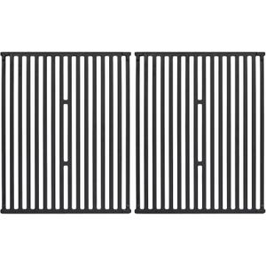 Leship 15" Grill Grates Replace for Broil King 9453-54,9453-57,9453-64,9865-54,9453-67,Broil-Mate,Sterling,Huntington Gas Grills. Heavy Duty Cast Iron Cooking Grid Grates (15" x 12 3/4")