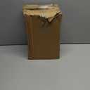 TIPGO Bathroom Trash Can with Lid, 10 Liter/ 2.6 Gallon Slim Garbage Can, Small Trash Bin Waste Basket with Pop-Up Lid for Kitchen, Bedroom, Living Room, Office (Black)