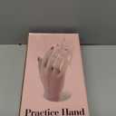 Nail Pratice Training Hand for Acrylic Nails with Stand Bracket,Soft Silicone Maniquin Hand, Flexible Bendable Nail Practice Fake Hand for Nails Art Practice Tool (1#)