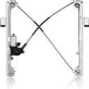 Front Left Driver Side Power Window Regulator Assembly W/Motor Compatible for Silverado Suburban Avalanche 1500 2500 3500 00-06 Cadillac Escalade 02-06 GMC Yukon XL Sierra