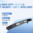 Rear Liftgate Latch Tailgate Handle with Light for Dodge Journey 2011-2020