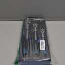 DISEN 3PCS Extendable Ratchet Wrench Set,1/4" 3/8" 1/2" Drive 72-Tooth, Quick-Release, Reversible Drive Socket Wrenches,Soft Grip Handle with Storage Tray