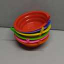 Cereal Bowls with Straws for Kids - (Set of 6 - 20-Ounce Bowls) BPA-Free Plastic Reusable Built-In Straw Bowl for Kids, Children & Toddlers, Dishwasher and Microwave Safe