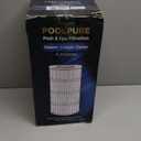 POOLPURE PLFPXST100 Pool Filter Replaces Hayward X-Stream CC1000, CCX1000-RE, Pleatco PXST100, Ultral-B6, Unicel C-8311,Filbur FC-1285, 817-0100N/P, Waterway Pro Clean 100, L x OD: 17 3/8" x 8 15/16"