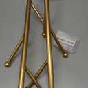 MyGift 2.5-Foot Gold Metal Tree Branch Style Wall Mounted Vertical Hat/Coat Hanging Rack (Gold-6 Hooks)