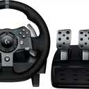 Logitech - G920 Driving Force Racing Wheel and Pedals for Xbox Series X|S, Xbox One, Windows & Mac - Black