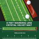 Urban Deco Putting Green Indoor, Golf Putting Mat Putting Matt with Auto Ball Return Training for Indoor and Outdoor Practice, Mini Golf Game for Home Office Backyard, Golfer Man Gift